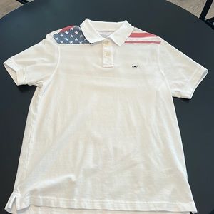 Vineyard Vines American Flag Polo